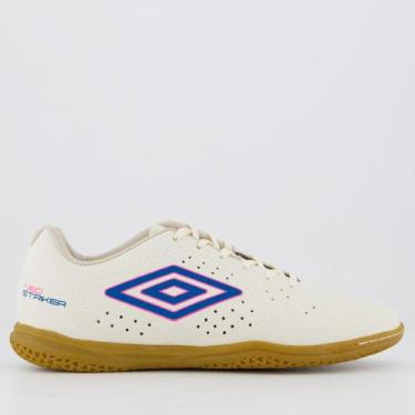 Imagem de Chuteira Umbro Neo Striker II Futsal Branca e Rosa, 40