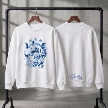 Imagem de Moletom do Brasil Careca Gola Redonda Algodão Inverno Frio Casual Prem