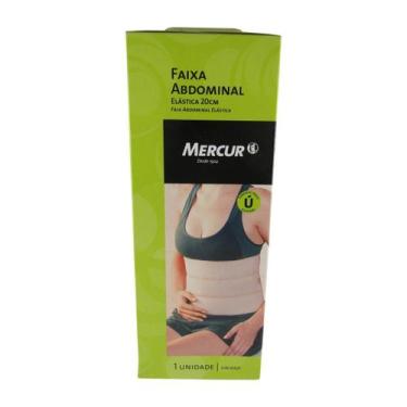 Imagem de Faixa Abdominal Elástica 20cm Tamanho Único Mercur