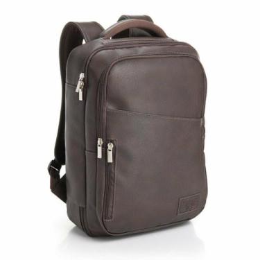Imagem de Mochila Viagem Executiva Notebook 15.6 2 Em 1 Duomo Viccina, Marrom