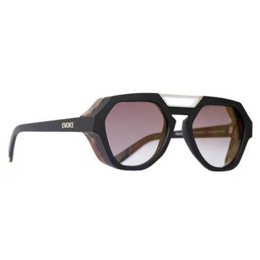 Imagem de Óculos de Sol Evoke Avalanche WD01 Black Matte Gun Radica Brown Gradie