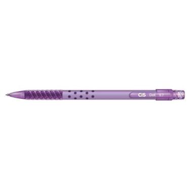 Imagem de Lapiseira CIS Dot 0.7mm  Design Moderno e Escrita Suave -, Lilás