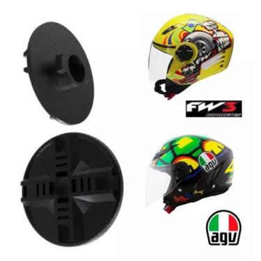 Imagem de Botão Lateral Reparo Fixador Completo Agv Blade Fw3 X Open - Polivisor
