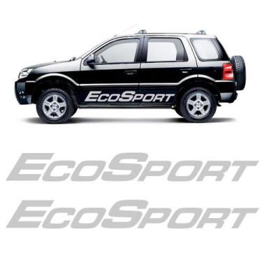 Imagem de Kit Faixa Lateral Ecosport 2002 Até 2012 Adesivo Portas - SPORTINOX,  