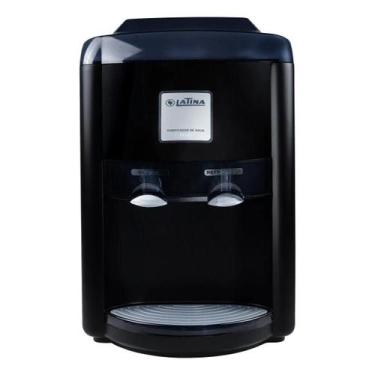 Imagem de Purificador de água eletronico refrigerada e natural preto bivolt - La