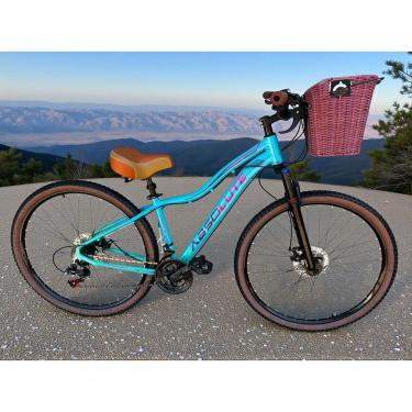 Imagem de Bicicleta Aro 29 Feminina Absolute Hera Retrô Vintage Confortável 21v Cesta Selim 2 Mol...