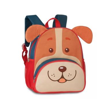 Imagem de Mochila Infantil Com Alças: Cachorro Vermelho