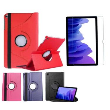 Imagem de Capa Giratória para Tablet Samsung Galaxy T500 T505 A7 + Caneta Touch 