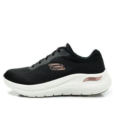 Imagem de Tenis Skechers Arch Fit Urban Knit REF:R150051, Preto, Branco, 38
