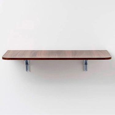 Imagem de Mesa Dobrável De Parede Bemfixa Castanho 80X41Cm Em Mdp