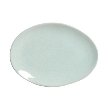 Imagem de Conjunto c/ 6 Pratos de Sobremesa Oval Orgânico Mint 22,5x16,5x2,5cm -