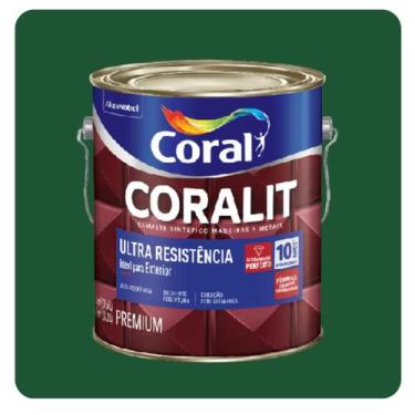 Imagem de Coralit Ultra Resistência Alto Brilho Verde Colonial 3,6L Coral