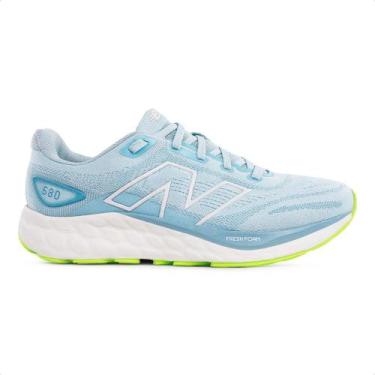 Imagem de Tênis New Balance 680 V8 Feminino, Azul, Verde, 35