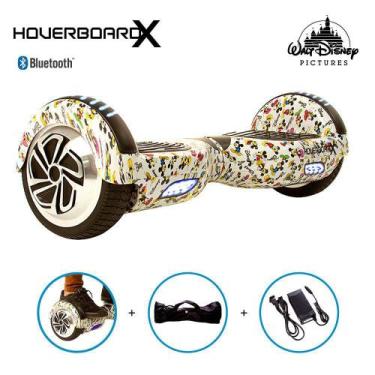 Imagem de Hoverboard 6,5" Mickey Mouse Branco HoverboardX Bluetooth