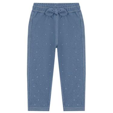 Imagem de Calça Bebê Menina Com Strass Azul Jeans Médio Cinti, Jeans médio, 2
