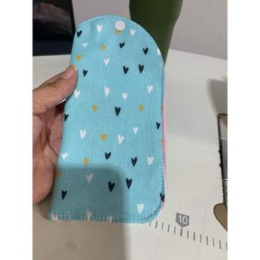 Imagem de Porta óculos confeccionado em tricoline e estruturado com feltro - Sem