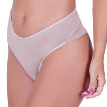 Imagem de Calcinha Fio Dental Dupla Larga na Lateral Feminina Clamar em Microfib
