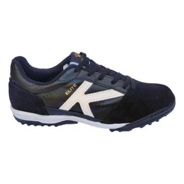 Imagem de Chuteira Kelme Elite Society Tf Couro Preto, Preto, 44