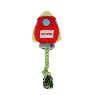 Imagem de Brinquedo Pet Rocket Pelúcia com Barulho e Corda Up4you, Vermelho, Úni