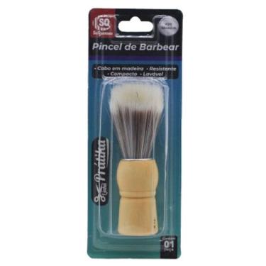 Imagem de Pincel Espuma Barbear Barba Barbeiro Cerdas Macias Vintage - SQ