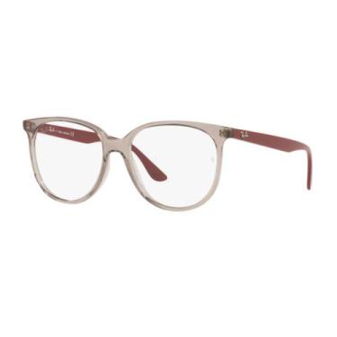 Imagem de Óculos de Grau Original Ray-Ban Redondo Acetato Feminino RX4378VL, Peq