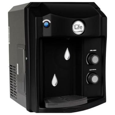 Imagem de Purificador de Água Alcalina com Hidrogênio Top Life Mg+H2, 110V, Pret