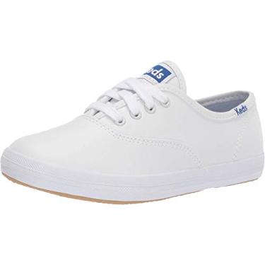 Imagem de Keds Tênis feminino Original Champion CVO, Branco profundo, 5.5 Wide Big Kid