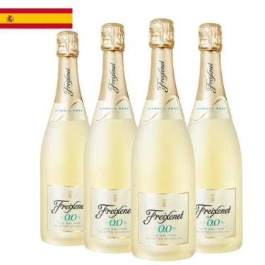 Imagem de Kit 4 Garrafas Espumante Freixenet 0.0 Sem Álcool 750ml
