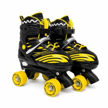 Imagem de Patins quad kit preto tam 30-33 - Unitoys