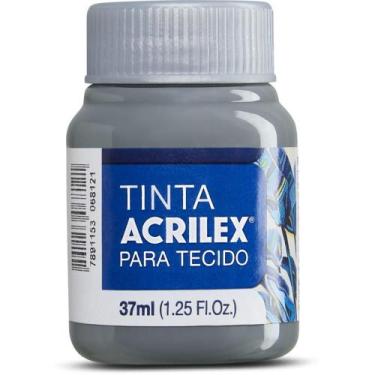 Imagem de Tinta para Tecido Fosca 37ML Cinza Duzia - Acrilex