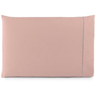 Imagem de Fronha Avulsa Ponto Palito 100% Algodão 180 fios - IbiBordados ,  Rosa