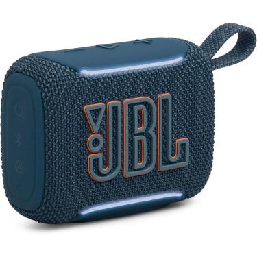Imagem de Caixa de Som Bluetooth JBL Go 5 Azul Portátil IP68 À Prova D`Água e Poeira 10h de Bateria Auracast