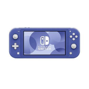 Imagem de Nintendo Switch Lite 32gb Standard Cor Azul Cabo Uk