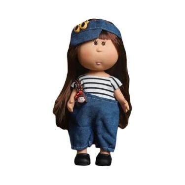 Imagem de Boneca De Batata Espanhola De 24CM Com Vestido Fofo, Chapéu E Acessóri