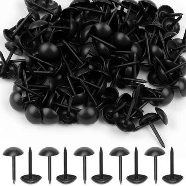 Imagem de Tachas para Estofados Fampery 100 unidades Preto 7x13mm Metal