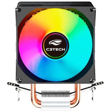 Imagem de Air Cooler para Processador C3Tech FC-L120M, Intel/AMD, RGB, 7 Lâminas