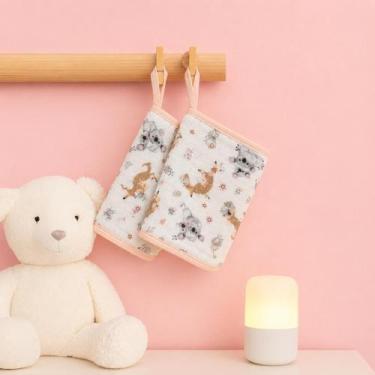 Imagem de Toalha Fraldinha de Boca Bebe Soft 100% Algodão Chupeta Absorvente Pre