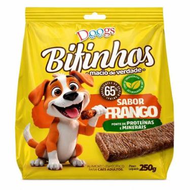 Imagem de Tasty Dog Frango 250g Petisco para Cães Bifinho Macio Sabor Frango par