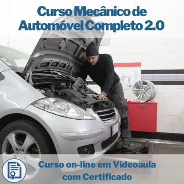 Imagem de Curso on-line em videoaula de Mecânico de Automóvel Completo 2.0 com Certificado