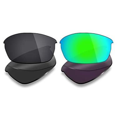 Imagem de Mryok 2 pares de lentes polarizadas de substituição para óculos de sol Oakley Flak Jacket – Opções