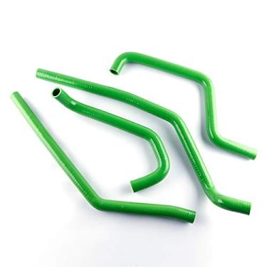 Imagem de Kit de mangueira de silicone de refrigeração para radiador ATV Performance serve para 08-11 Polaris Ranger RZR 800 (verde)