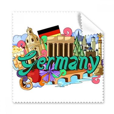 Imagem de New Swan Stone Castle Beer Germany Graffiti pano de limpeza para celular, 5 peças