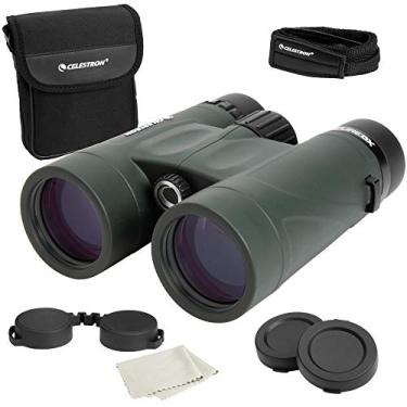 Imagem de Celestron – Binóculos Nature DX 8 x 42 – Binóculo Externo e Pássaros – Totalmente multi-revestido com prismas BaK-4 – blindado de borracha – Binóculos de neblina e à prova d'água – Melhor escolha óptica