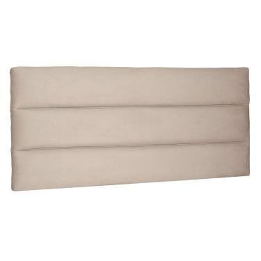 Imagem de Cabeceira Painel Queen 1,60m La Italiana Suede Bege