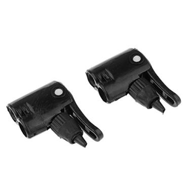Imagem de #N/A 2X Adaptador de conector de válvula infladora de pneu para válvulas Schrader e Presta