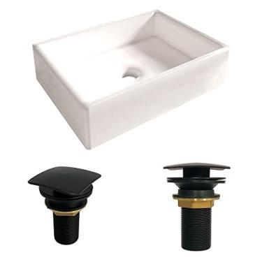 Imagem de Kit Cuba Torino Sobrepor com Valvula Click Black