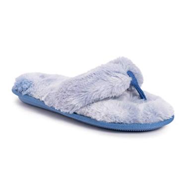 Imagem de MUK LUKS Pantufa feminina Maren, Céu nublado azul, Large