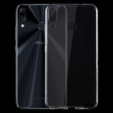 Imagem de 0.75mm Ultra-thin Transparent TPU Protective Case for Asus Zenfone 5 ZE620KL(Transparent)