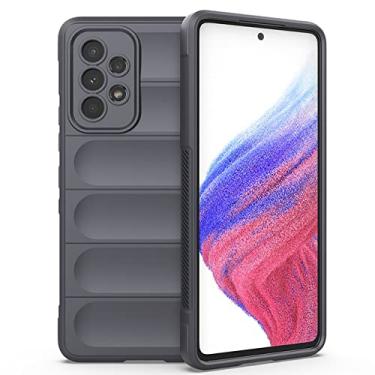 Imagem de Capa à prova de choque para Samsung Galaxy A12 A22 A32 A52 A52S 5G A13 4G A23 A33 A53 A73 M12 M32 M52 M23 M33 Capa de telefone traseira de silicone, cinza escuro, para Samsung M33