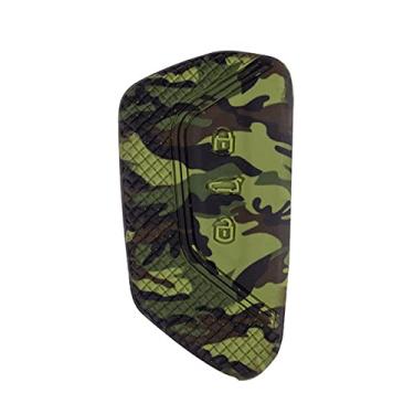 Imagem de CSHU Silicone Remoto Smart Key 3 Botões Car Key Case Cover Chaveiro Ring Key Bag, apto para VW Volkswagen Golf 8 Mk8 2020,3